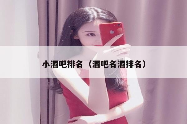 小酒吧排名（酒吧名酒排名）