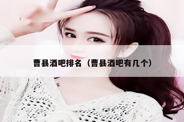 曹县酒吧排名（曹县酒吧有几个）