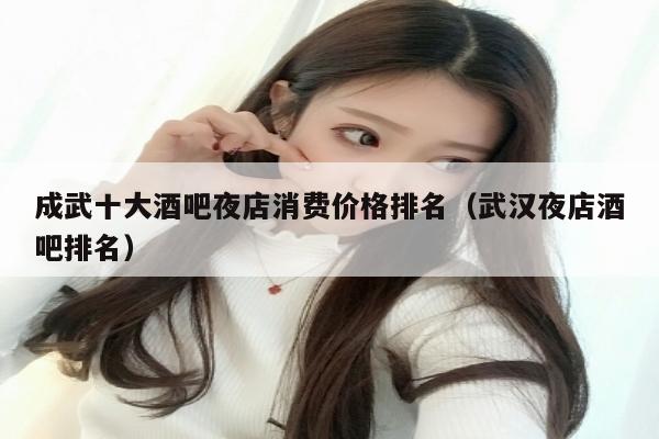 成武十大酒吧夜店消费价格排名（武汉夜店酒吧排名）