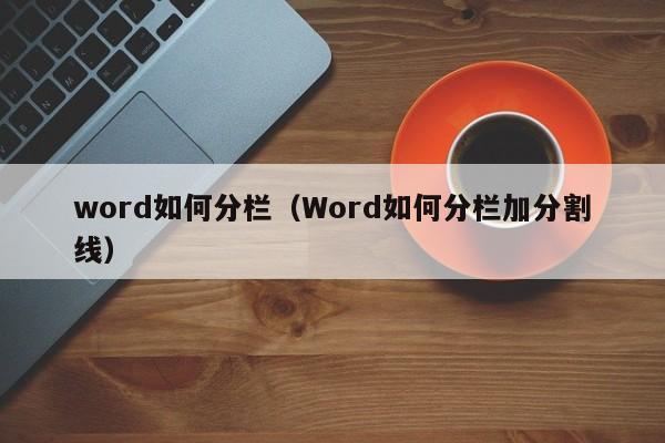 word如何分栏（Word如何分栏加分割线）