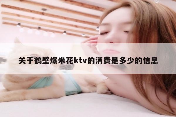 关于鹤壁爆米花ktv的消费是多少的信息