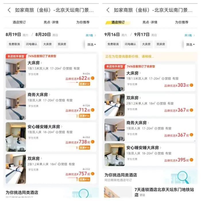 快捷酒店涨价，五星酒店看了都惭愧